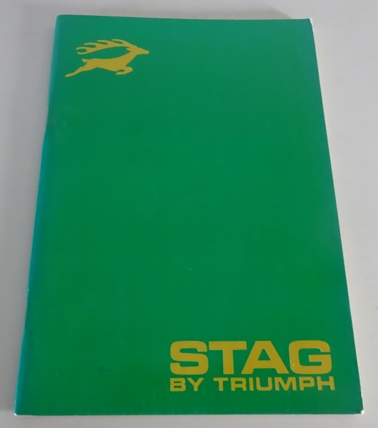 Betriebsanleitung / Handbuch Triumph Stag V8 Stand 1976 engl.