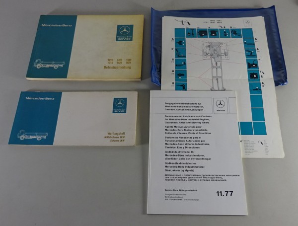 Bordmappe + Betriebsanleitung Mercedes-Benz NG 73 1019 - 1624 Stand 10/1979