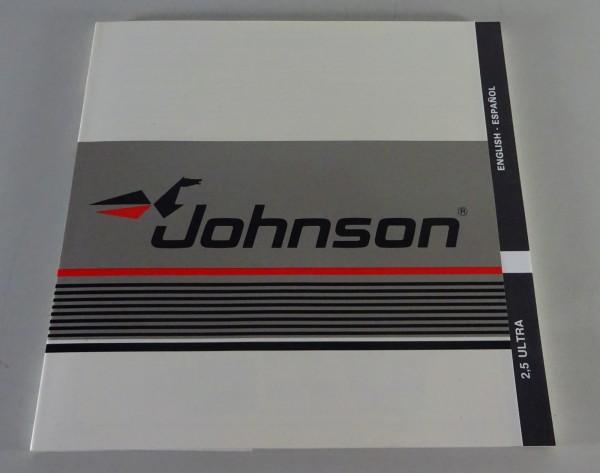 Betriebsanleitung / Owner Manual Johnson Bootsmotor 2,5 Ultra | ENG/FRA/etc 1986