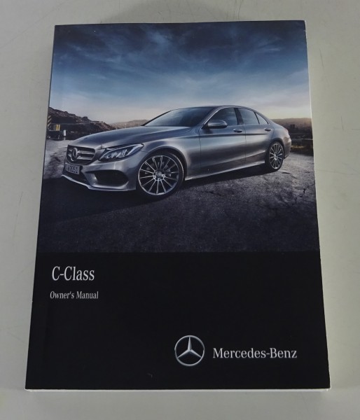 Owner's Manual Mercedes Benz C-Class W205 / S205 C160 C180... from 01/2015