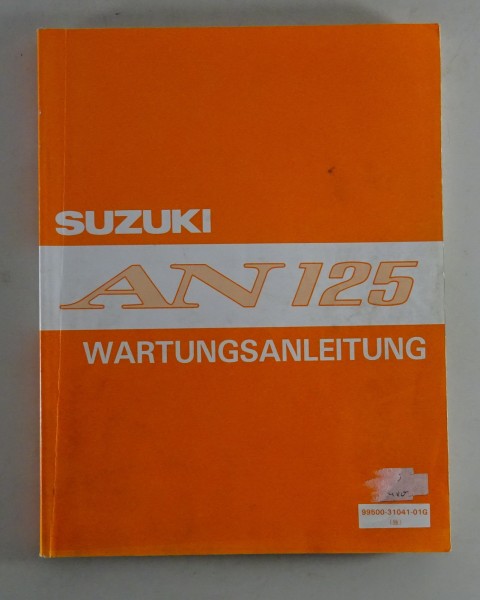 Werkstatthandbuch Suzuki AN 125 Burgman Roller Stand 08/1996