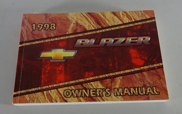 Owner´s Manual / Handbook Chevrolet Blazer Stand 1998