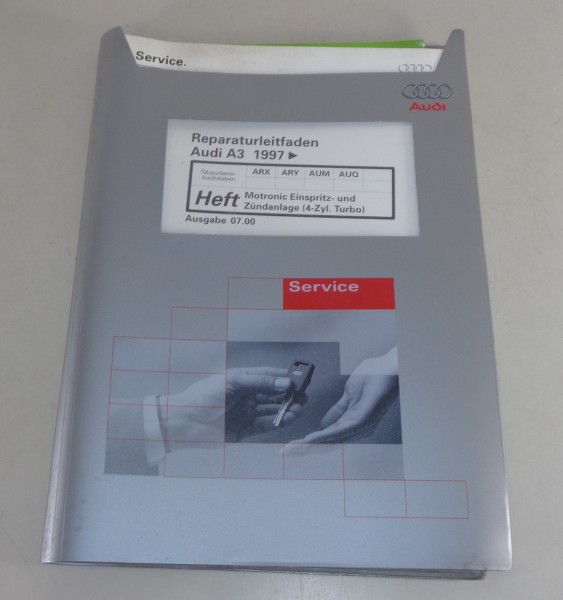 Werkstatthandbuch Audi A3 ab 1997 Motronic Einspritz- & Zündanlage Stand 7/2000