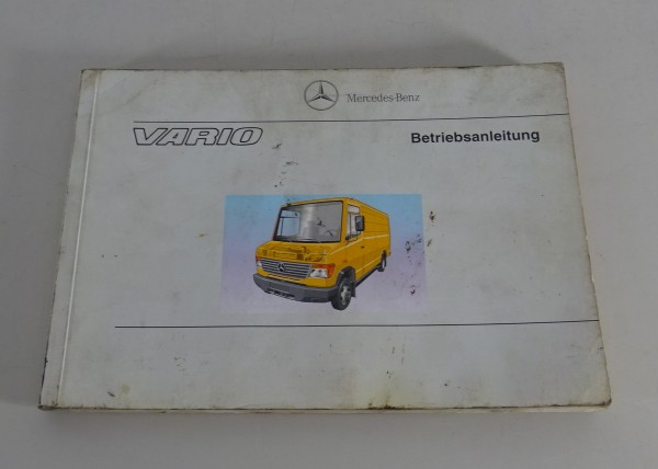 Betriebsanleitung Mercedes-Benz Transporter T2 N Vario Typ 667 Stand 07/1996