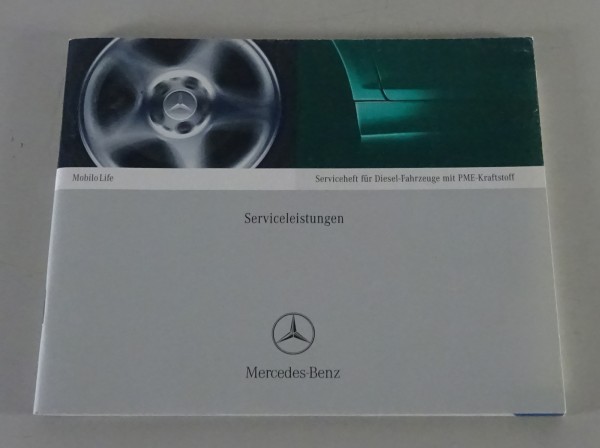 Scheckheft Mercedes Benz SLK, CLK, SL, CL, etc. von 04/2002 Deutsch