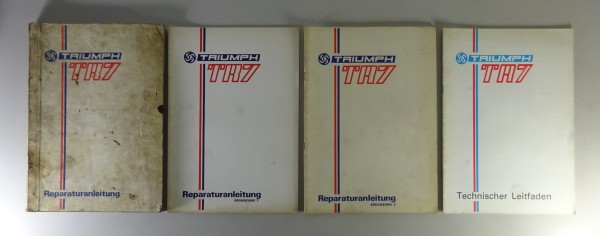 Werkstatthandbuch / Reparaturhandbuch Triumph TR7 Stand 1976 + 3 Nachträge