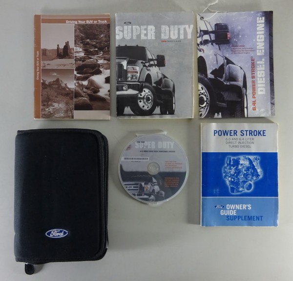 Bordmappe + Betriebsanleitung Ford Super Duty F250 / F350 / F450 / F550 von 2008