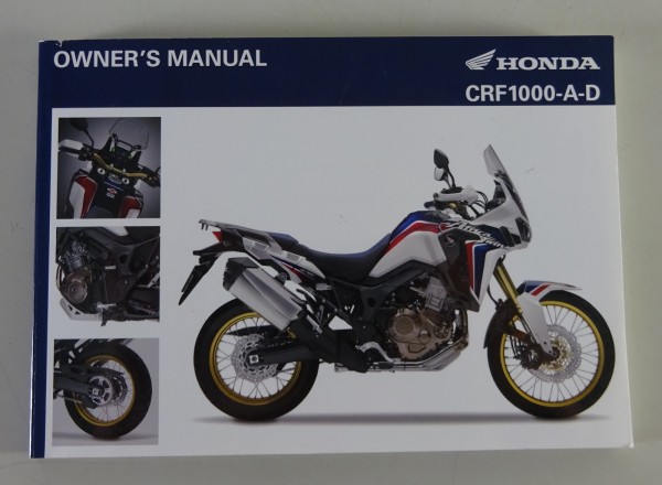Owner´s Manual / Handbook Honda CRF 1000-A-D Stand 10/2015