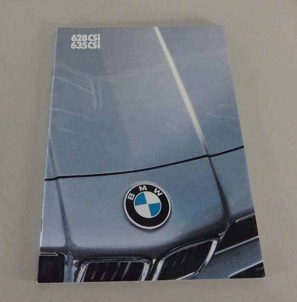 Prospectus / Brochure BMW 6 Series E24 628CSi / 635CSi from 01/1983