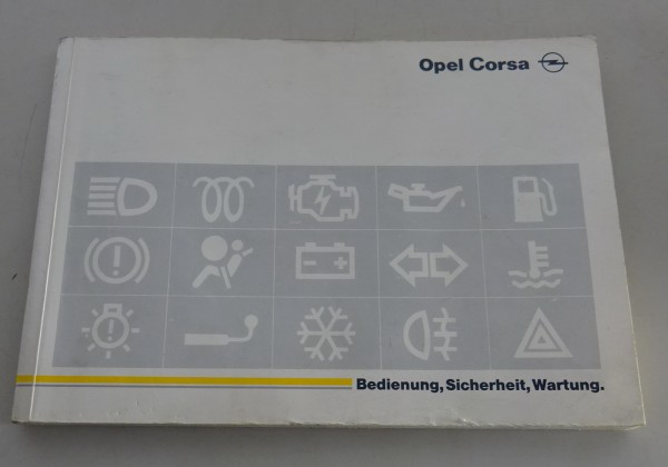 Betriebsanleitung / Bedienungsanleitung / Handbuch Opel Corsa B, Stand 10/1994