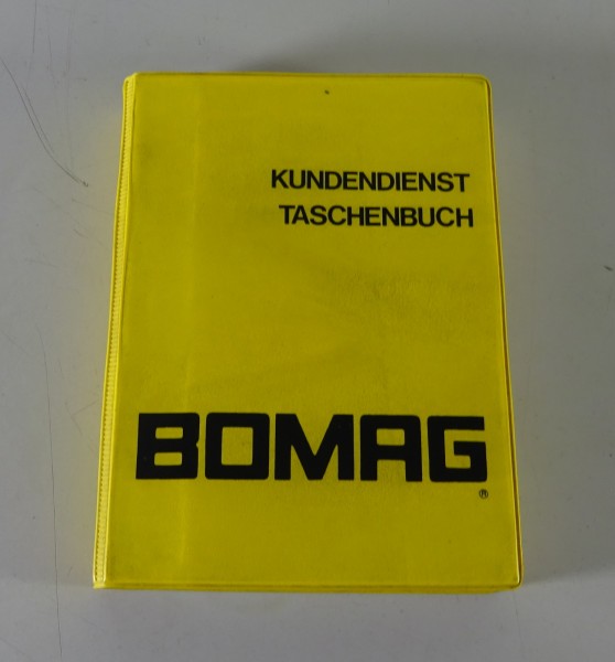 Tabellenbuch Bomag Baumaschinen Stand 03/1982