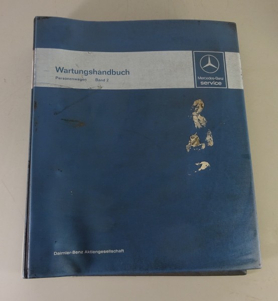 Wartungshandbuch Mercedes-Benz Typ W123, W124 W126 W201 R107, R129 von 1989-1991