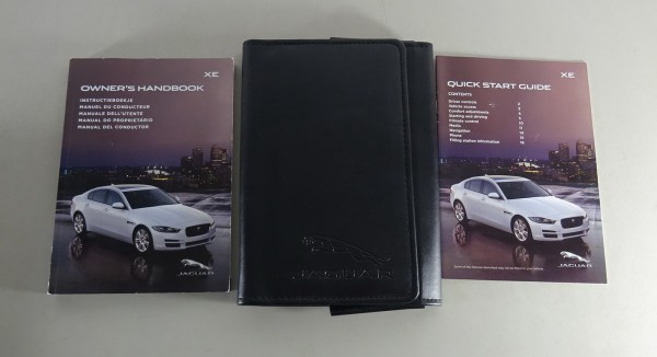 Owner's Manual + Wallet Jaguar XE from 2015