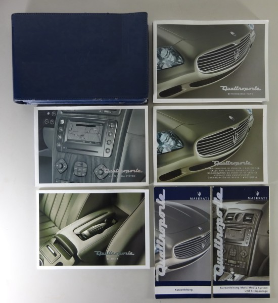 Bordmappe + Betriebsanleitung Maserati Quattroporte V Stand 11/2004