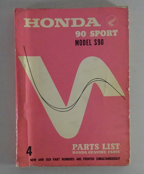 Teilekatalog / Parts List Honda S 90 Sport Stand 1967