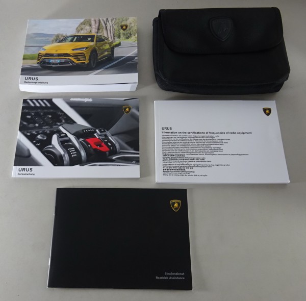 Bordmappe + Betriebsanleitung / Handbuch Lamborghini Urus V8 SUV Stand 01/2021