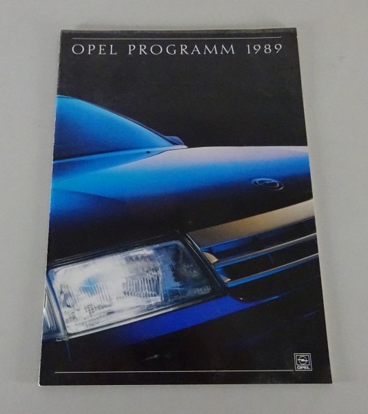 Prospekt / Broschüre Opel Programm '89 Stand 09/1988