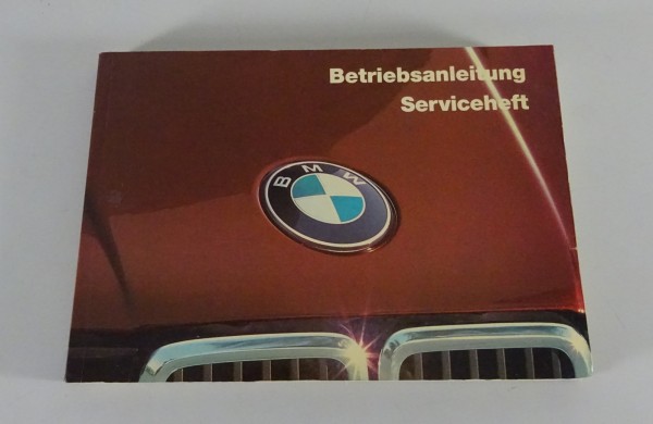 Betriebsanleitung + Serviceheft BMW 3er E30 316 / 318i / 320i / 323i von 08/1984