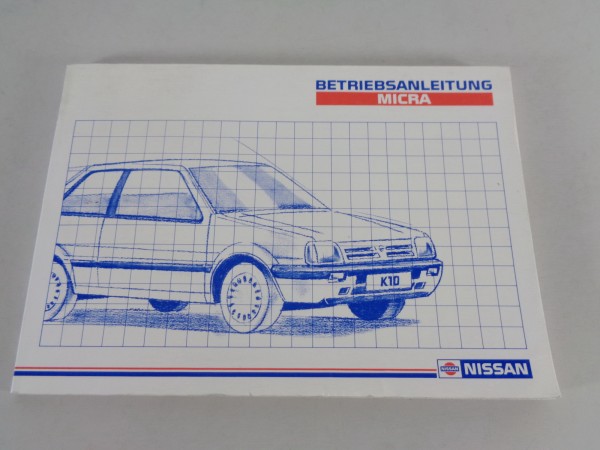 Betriebsanleitung / Handbuch Nissan Micra Typ K10 Stand 10/1990