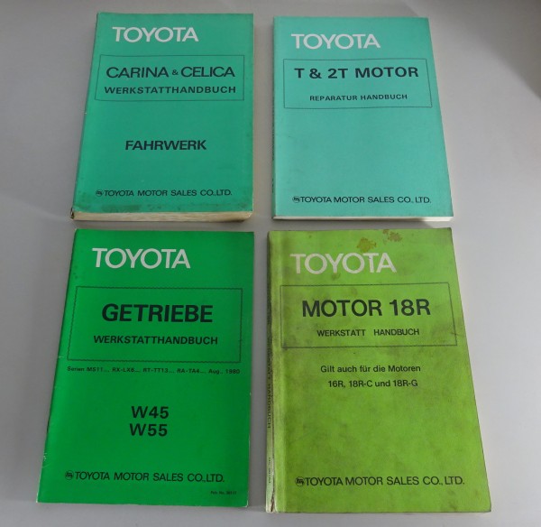 Werkstatthandbuch Konvolut Toyota Carina und Celica Stand 1976-1981