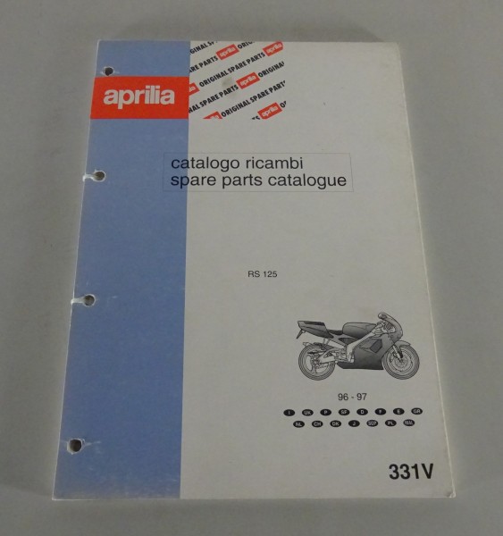 Spare Parts Catalog / Catalogo ricambi Aprilia RS 125 from 1996/97