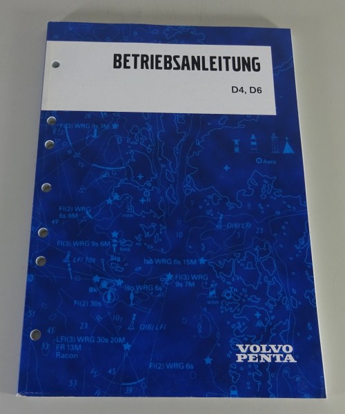 Betriebsanleitung Volvo Penta Motoren D4 / D6 Stand 09/2008