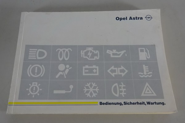 Betriebsanleitung / Handbuch Opel Astra F + GSi + Cabrio + GL Stand 05/1996