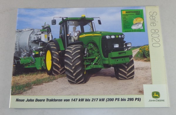 Prospekt John Deere Traktoren Serie 8020, 8120 / 8220 / 8320 / 8420 / 8520