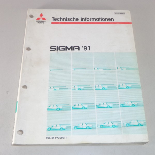 Werkstatthandbuch Techn. Info Mitsubishi Sigma Baujahr 1991