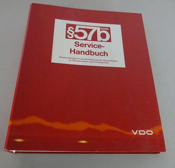 Technisches Handbuch VDO Fahrtenschreiber + Messgeräte von 1988