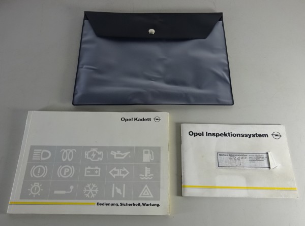 Bordmappe + Betriebsanleitung Opel Kadett E incl. Cabrio + GSI Stand 10/1990