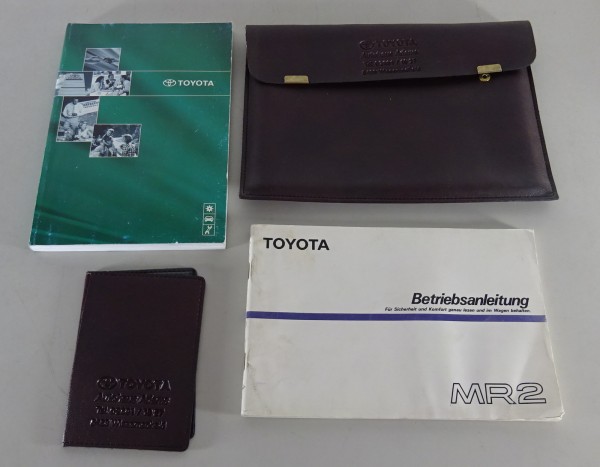 Bordmappe mit Betriebsanleitung / Handbuch Toyota MR 2 Typ W1 Stand 01/1985