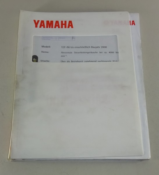 Werkstatthandbuch Service Information Yamaha YZF-R6 (L) Stand 2000