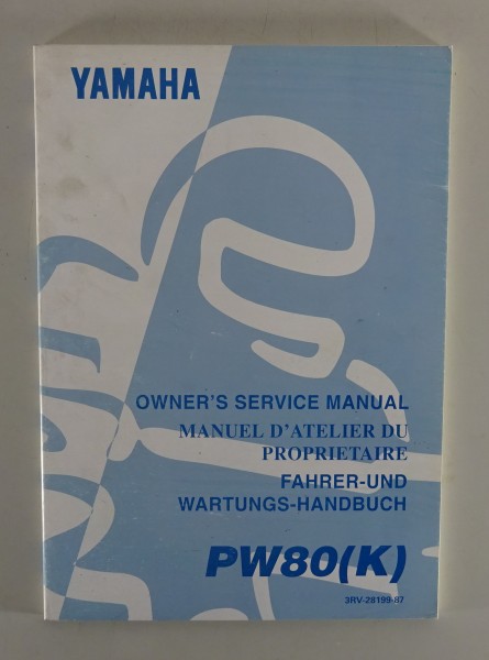 Werkstatthandbuch Shop Manual Yamaha PW 80 (K) Stand 05/1997