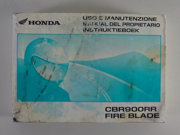 Betriebsanleitung / Handbuch Honda CBR 900 RR Fire Blade Stand 2001