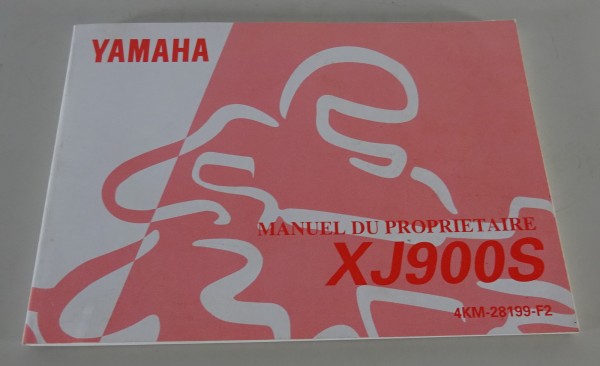 Manuel du Proprietaire Yamaha XJ 900 S Diversion Typ 4KM from 07/1995