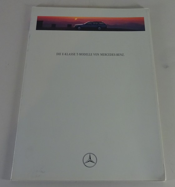 Prospekt / Broschüre Mercedes-Benz W124 MOPF 2 T-Modelle E 200... von 08/1994