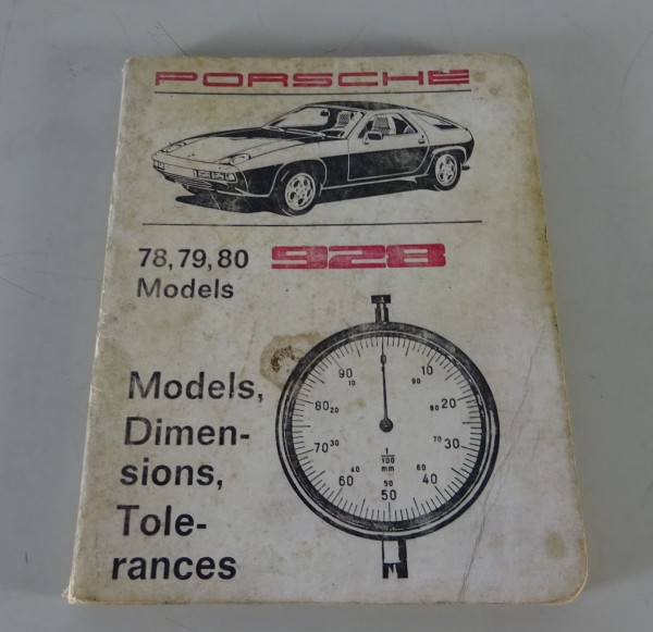 Technical Data / Specifications Porsche 928 Modelyear 78 / 79 / 80 from 06/1980