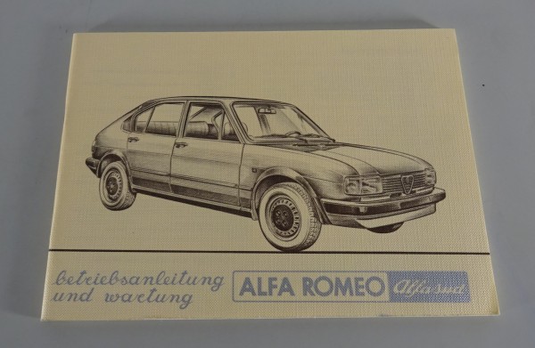 Betriebsanleitung / Handbuch Alfa Romeo alfasud Stand 01/1981