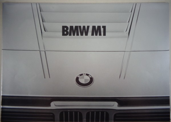 Broschüre / Brochure BMW M1 Francais 02/1978 original