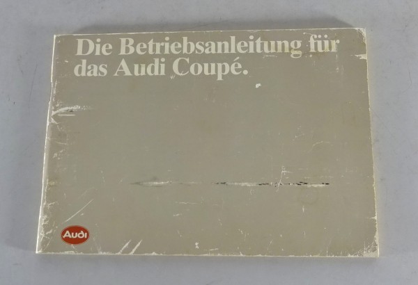 Betriebsanleitung / Handbuch Audi Coupé Typ 81 von 02/1983