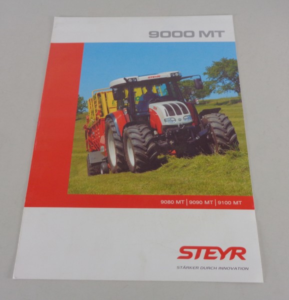 Prospekt / Broschüre Steyr Traktor 9000 MT / 9080 MT 9090 MT 9100 MT von 2007