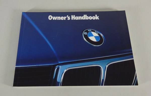 Owner's Manual BMW 5-Series E34 520i /525i / 530i / 535i / 524td from 01/1988