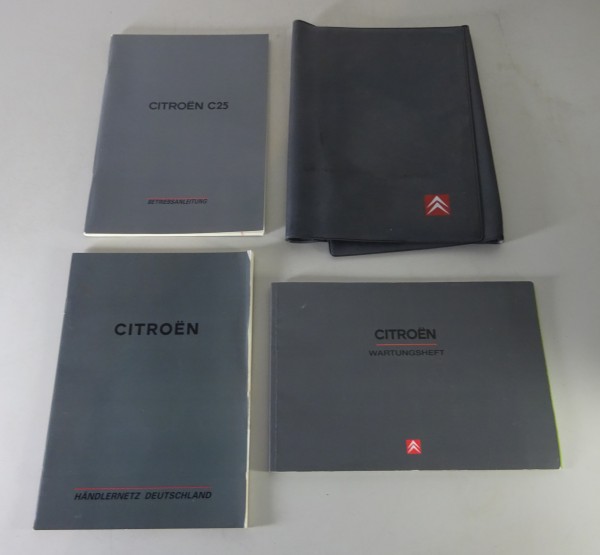 Bordmappe + Betriebsanleitung / Handbuch Citroen C25 Diesel + Benzin von 06/1988
