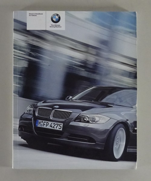 Owner´s Manual / Handbook BMW E90 3-Series 320/325/330 i+d Stand 2005