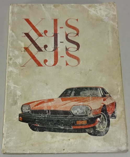 Betriebsanleitung / Owner´s Manual Jaguar XJ-S / XJS von 1975 englisch