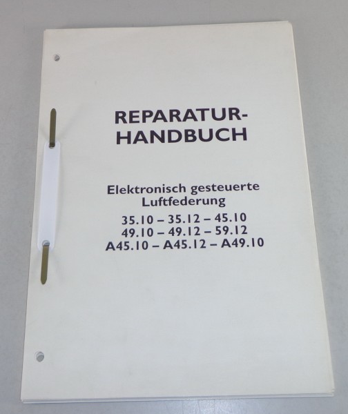 Werkstatthandbuch Iveco Elektronisch gesteuerte Luftfederung 35.10 / 45.10 etc.