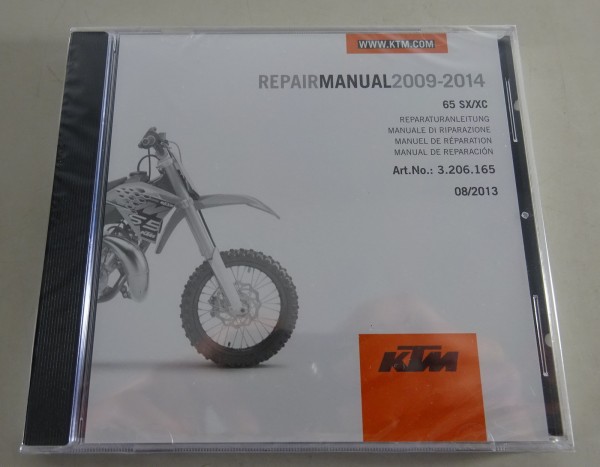 Werkstatthandbuch / Workshop Manual KTM 65 SX / XC Baujahr 2009 - 2014