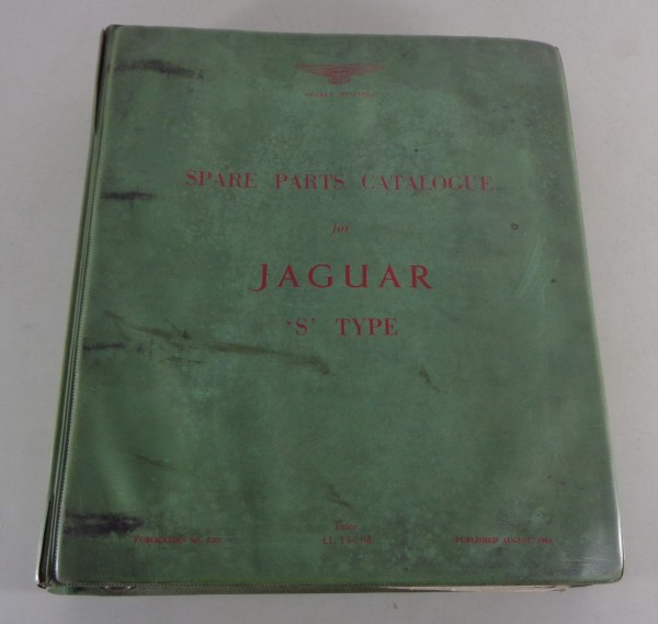 Teilekatalog / Ersatzteilliste Jaguar S-Type 3.4 / 3,8 Liter Bj. 1963 - 1968