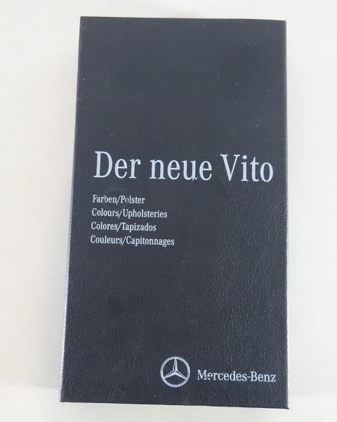 Farb- und Polstermappe / Muster Mercedes Benz Vito Typ 447